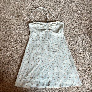 *NWT* Junior’s Women’s Pastel Blue Floral Summer Dress (M)